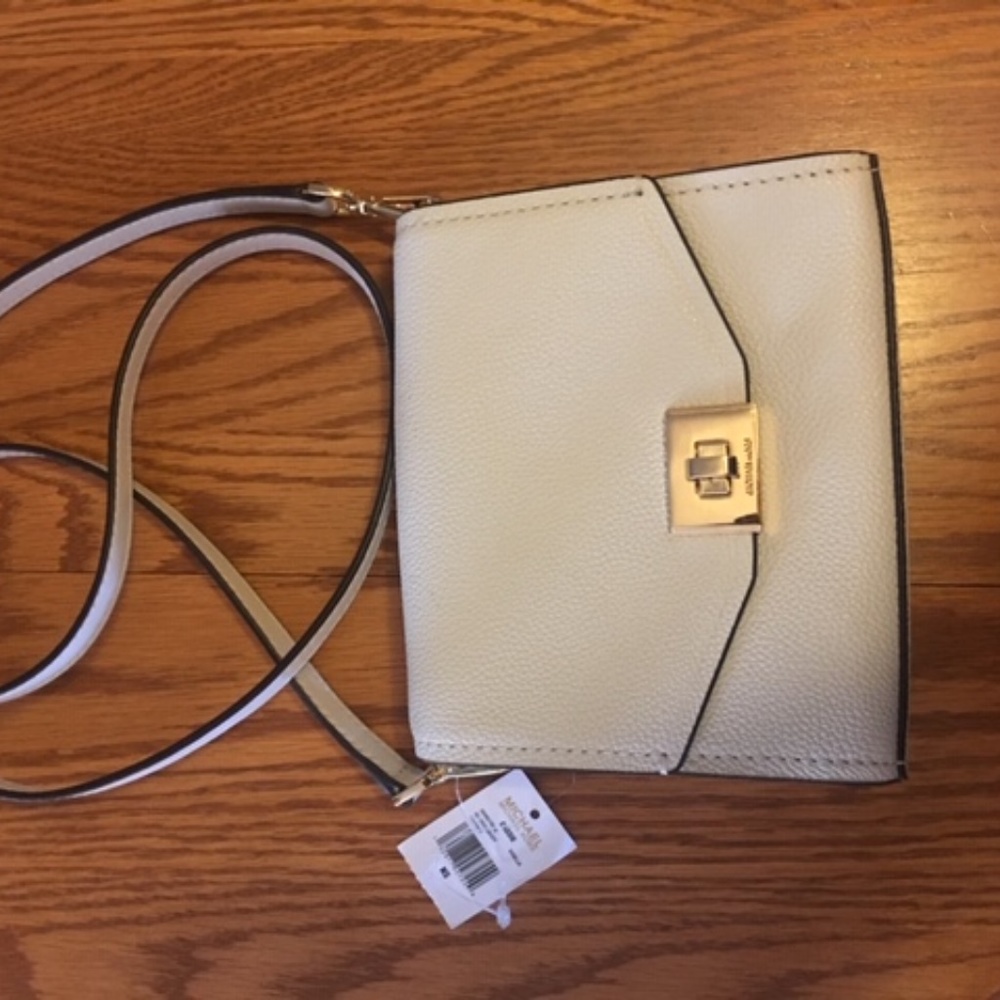 Michael Kors Cassie XS Crossbody Purse in Vanilla